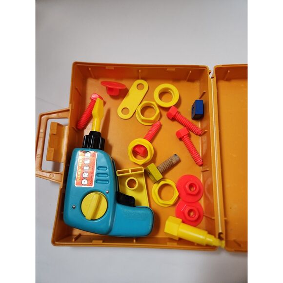 Vintage 1970s Fisher-Price Pretend Play Kits – Medical & Tool Sets - Picture 13 of 16